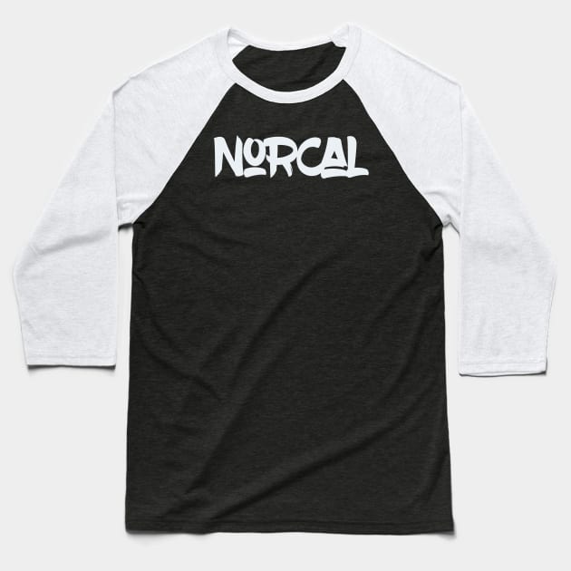 NorCal Style Baseball T-Shirt by LefTEE Designs